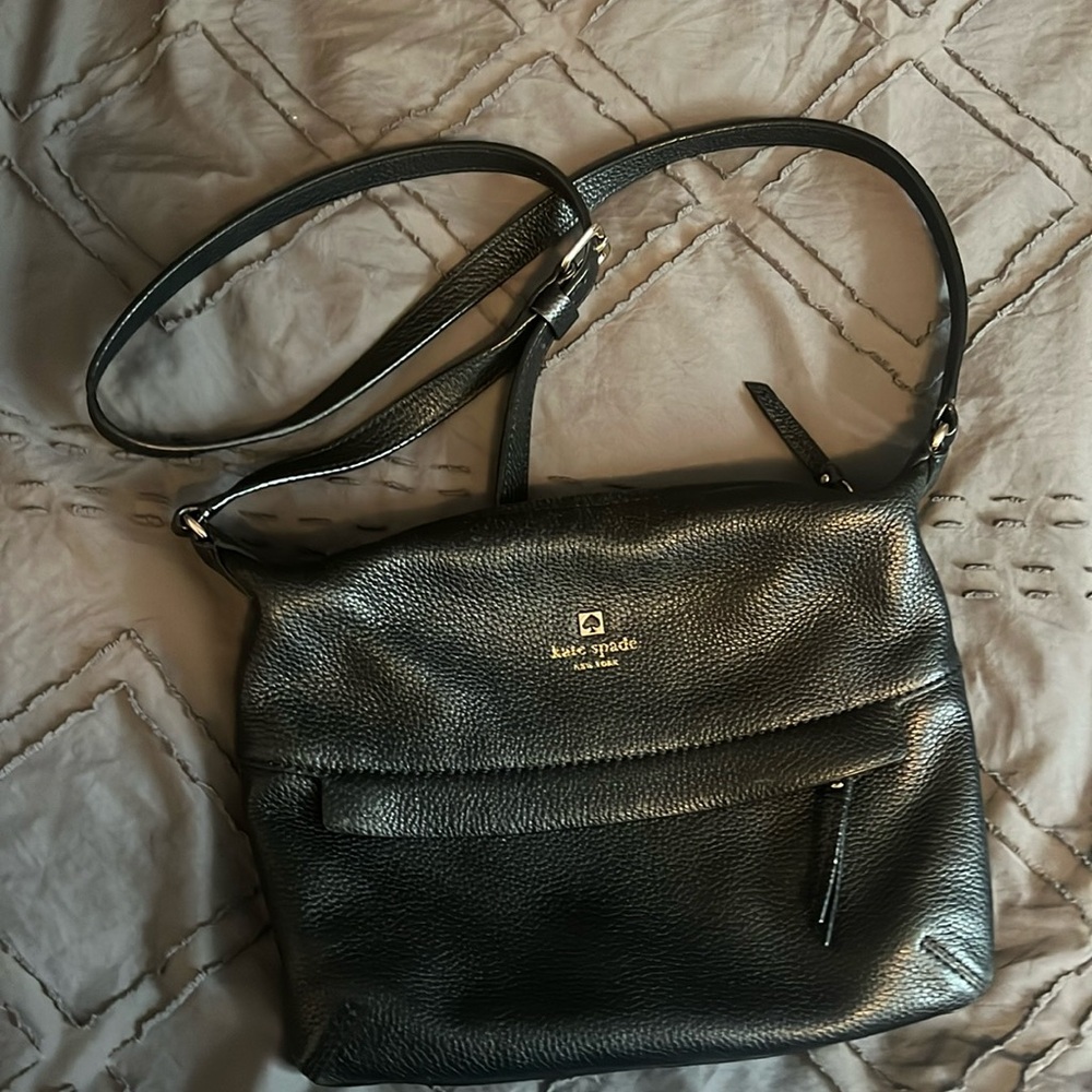 Black Kate spade leather purse